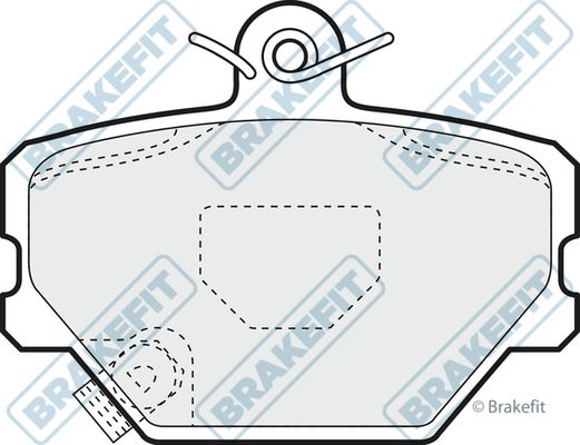 APEC BRAKING Bremžu uzliku kompl., Disku bremzes PD3174